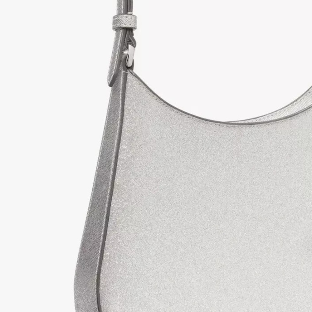 KATE SPADE SILVER SHOULDER BAG NIP - Picture 5 of 9